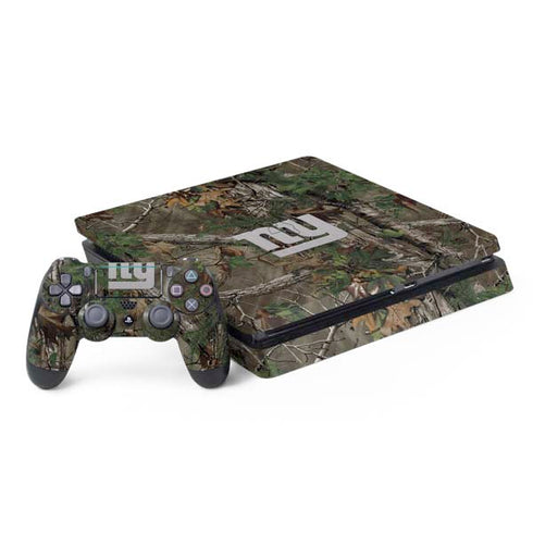 NFL New York Giants Realtree Xtra Green Camo PS4 Slim Bundle Skin